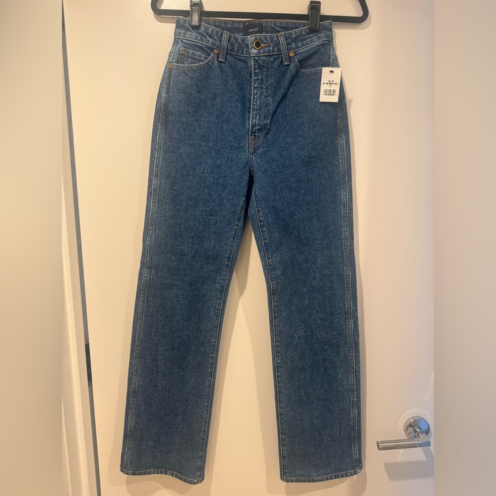 KHAITE Danielle Jeans Montgomery Stretch